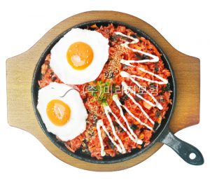 MH2152매콤 닭 철판 볶음밥